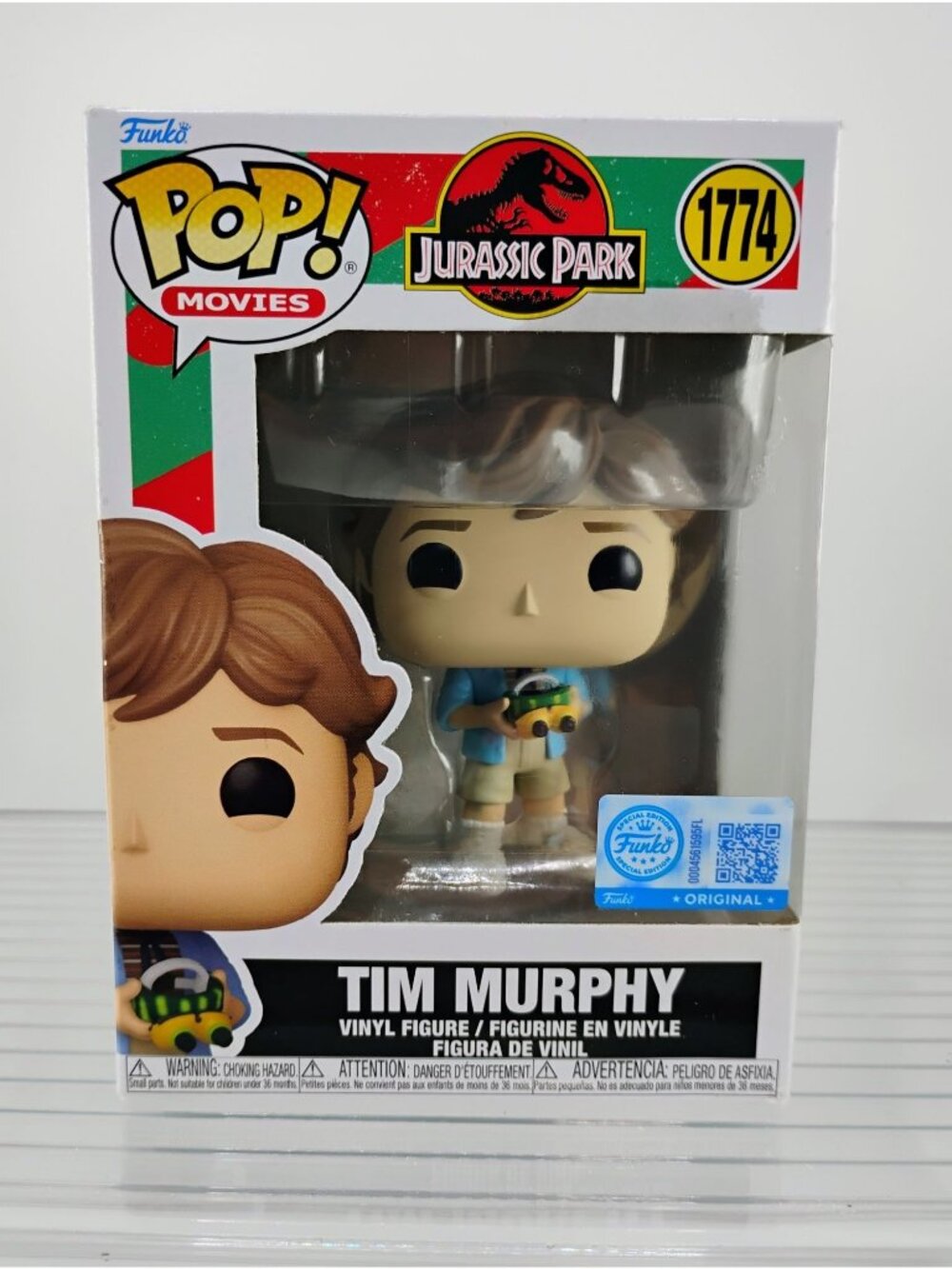 Funko Pop Tim Murphy Vinyl Figure Jurassic Park 1774